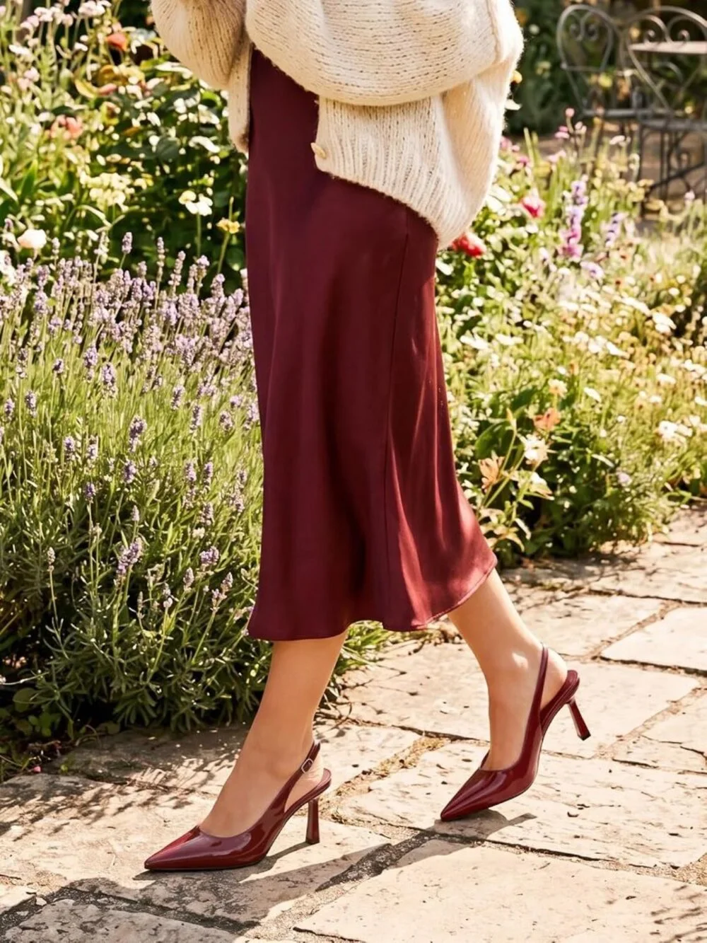 N/A slip slingback
